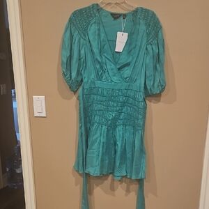 Ted Baker London Teal Mini Dress